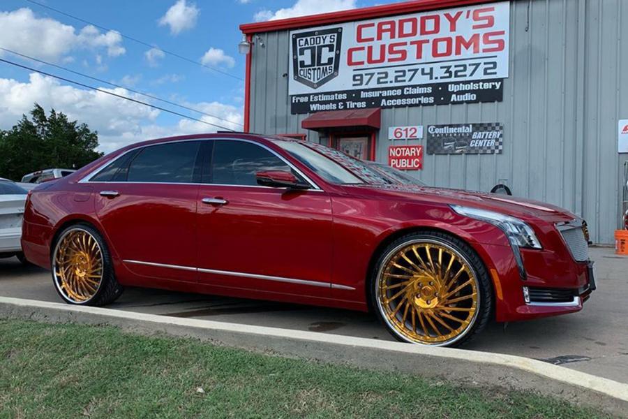  Cadillac CTS on Forgiato Wheels (Ventoso) 2019 года  (фото 1 из 3)